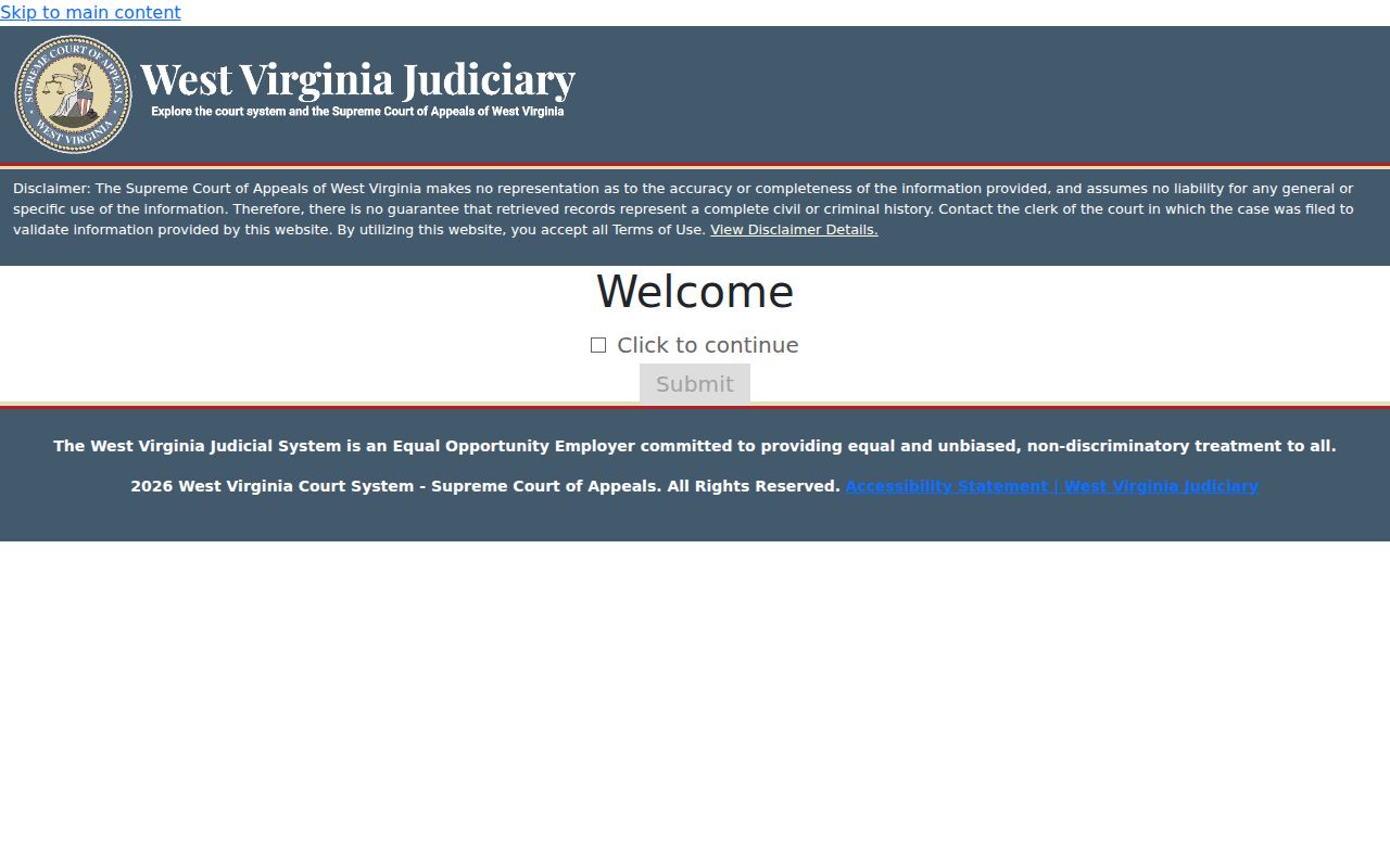 Ritchie County criminal court cases in Magistrate Record Search